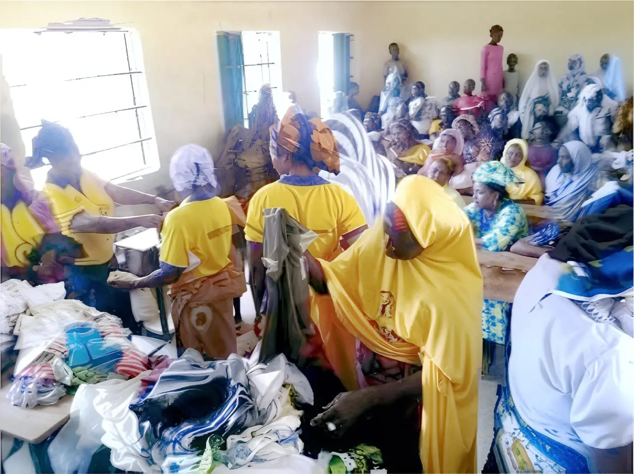 Widows and vulnerable women at empowerment programme