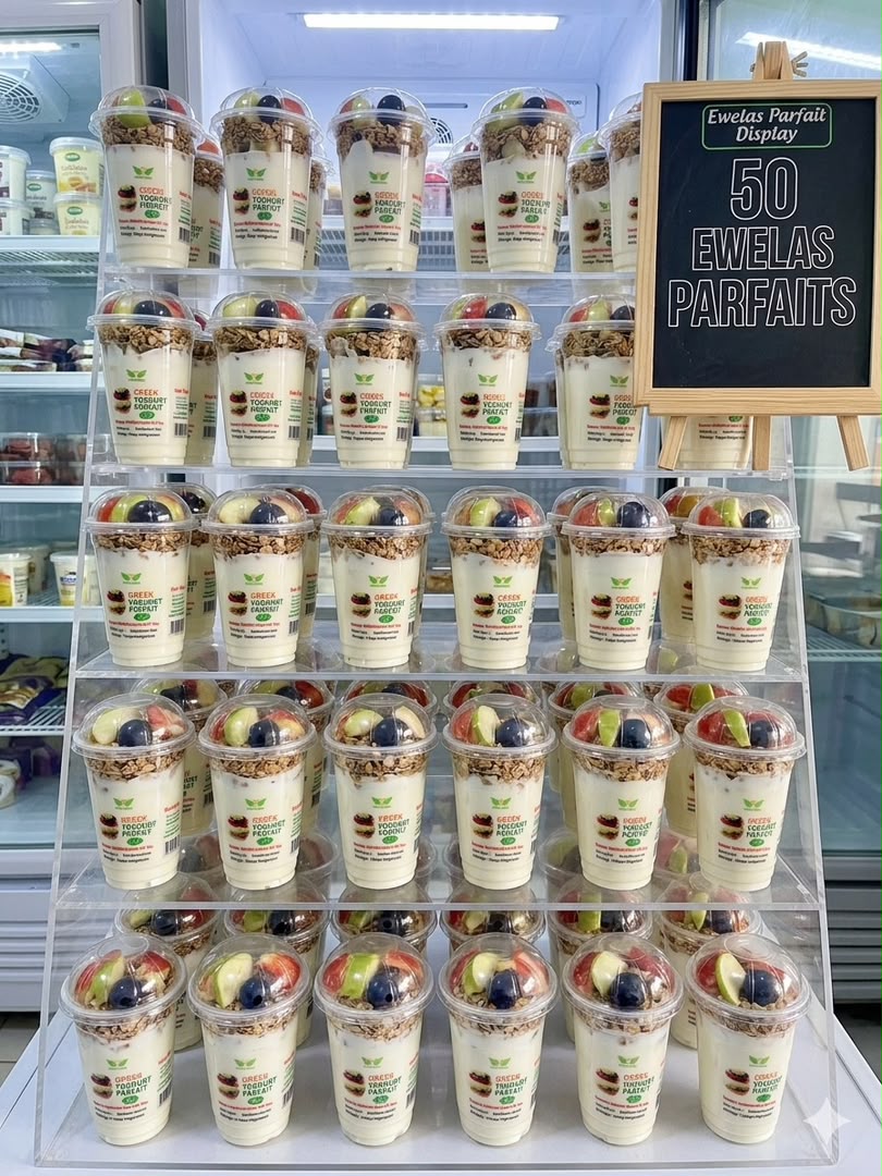 Ewela’s products at an event