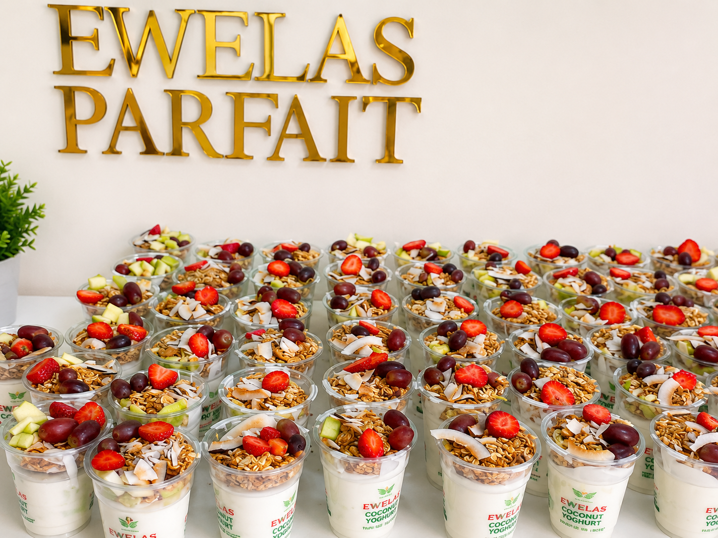Ewela’s Parfait display