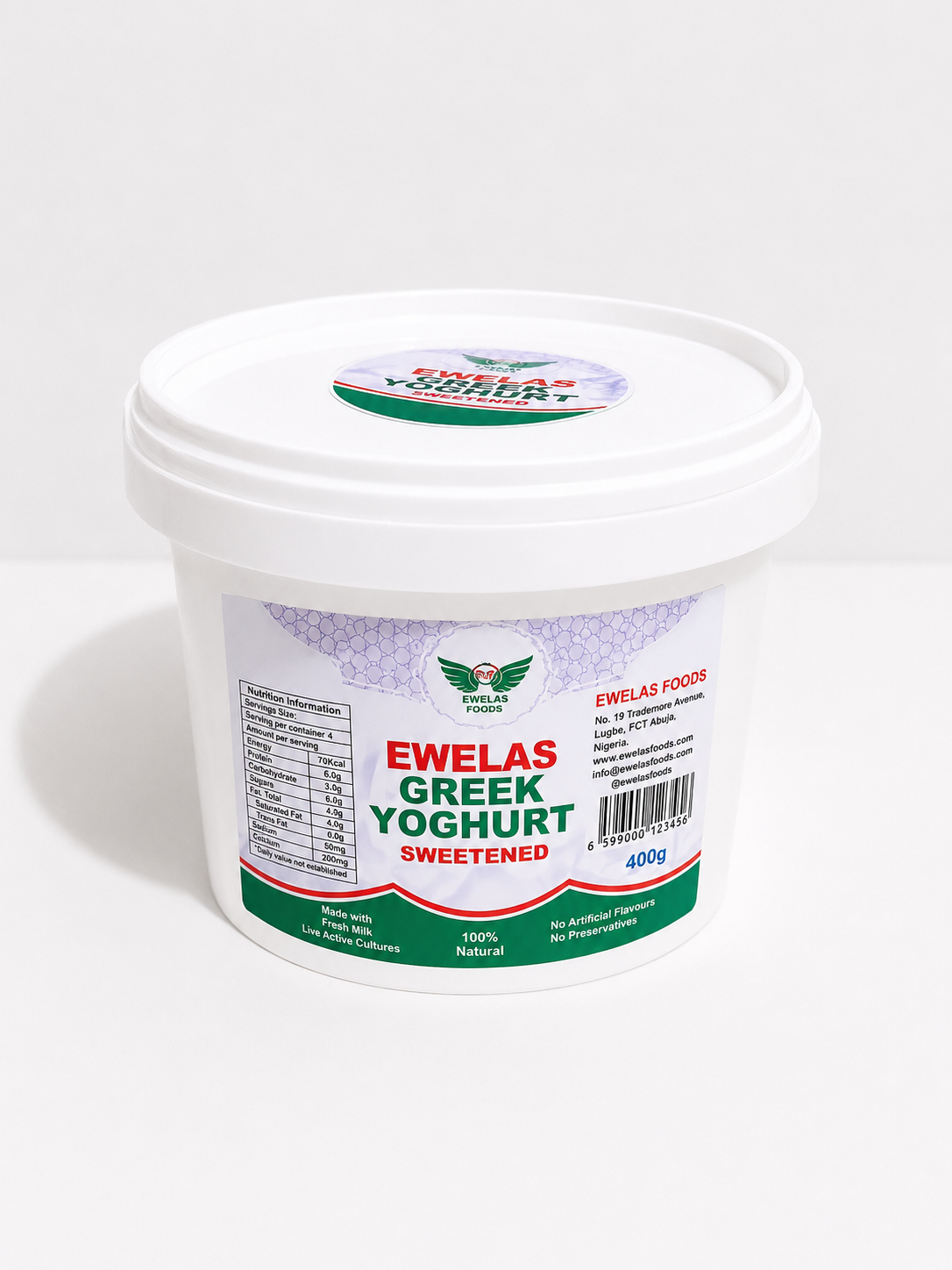Ewela’s Sweetened Greek Yoghurt