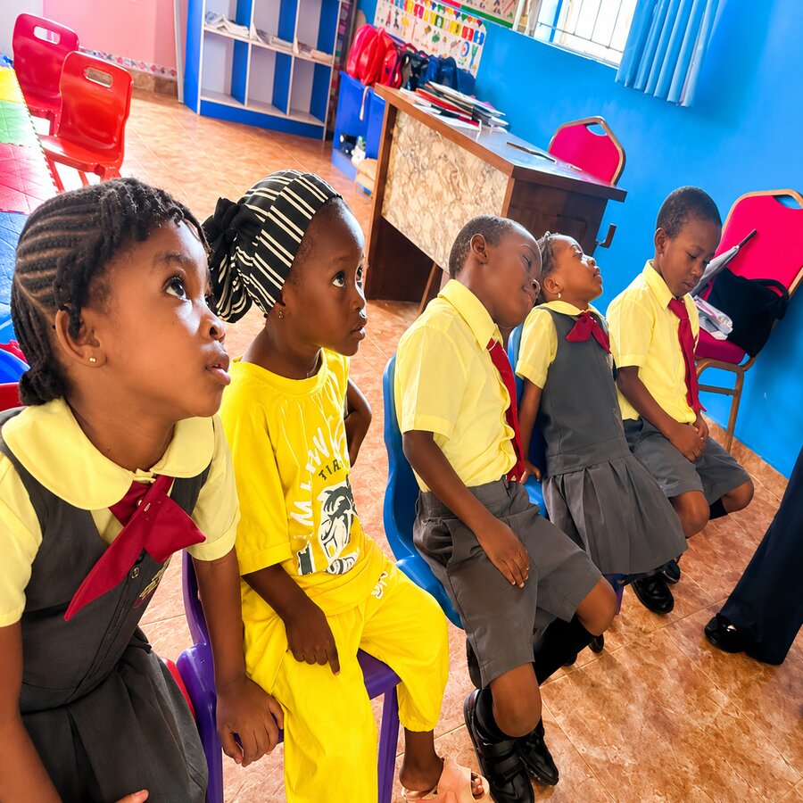 Pupils in the classroom